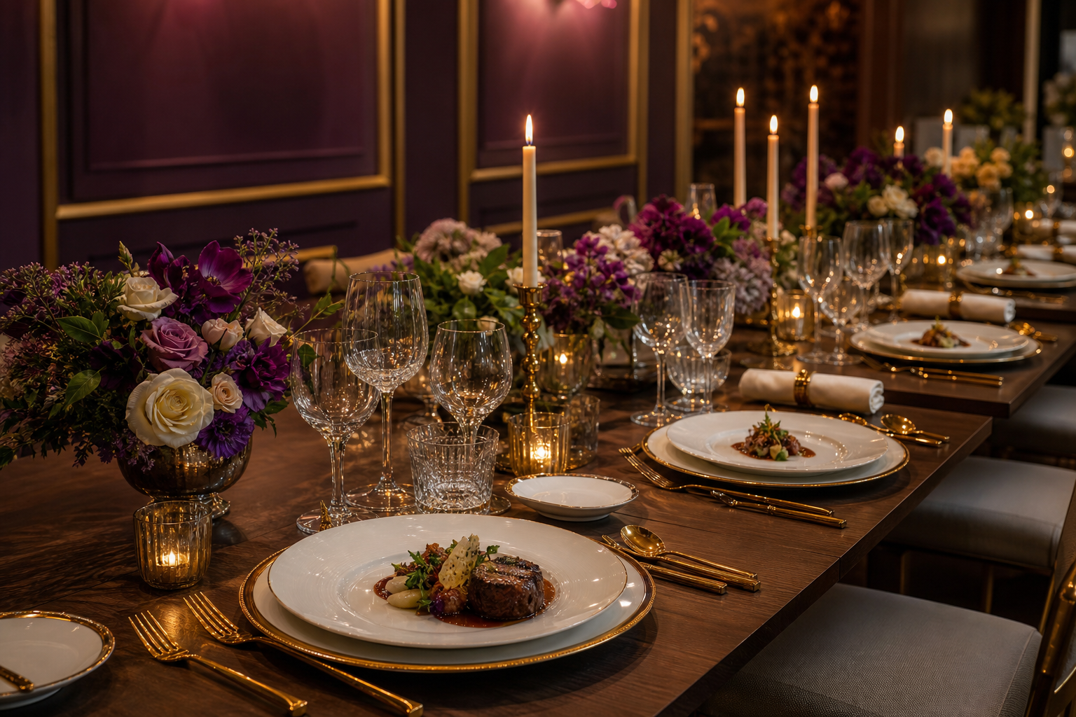 Elegant catering for a shower and private celebration